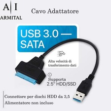 Cavo adattatore sata usb 0 - sata, 3.0