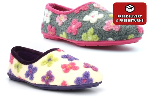 Pantofole donna larghe da - da,