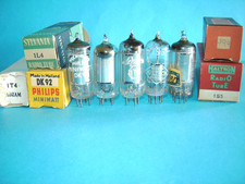 valvole 1L4 + 1T4 + DK92 + 1S5