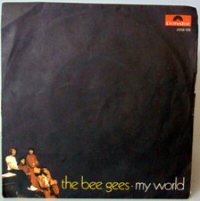 DISCO VINILE 45 GIRI MY WORLD " BEE GEES " POLYDOR 1971