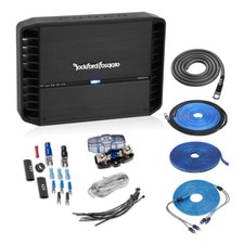 Rockford Fosgate Punch P500X1BD con kit cablaggio amplificatore