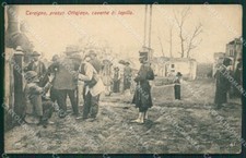 Napoli Vulcano Vesuvio Eruzione Ottaviano Terzigno cartolina QZ3708