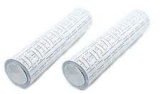 20 X Rotolo Di Etichette Prezzo Adesive A 8 Cifre X Prezzatrice Negozio Ufficio