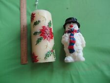 DUE GRANDI CANDELE VINTAGE