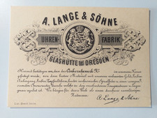 A. LANGE & SÖHNE FABBRICA DI
