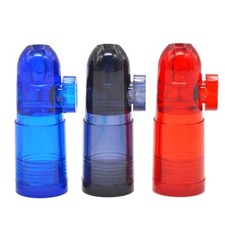 2 pezzi scatola portaoggetti bottiglia spezie dispenser proiettile per snuff box per tubi come regalo