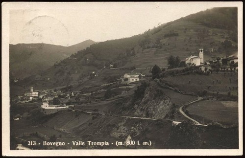 Cartolina bovegno valle - bovegno,