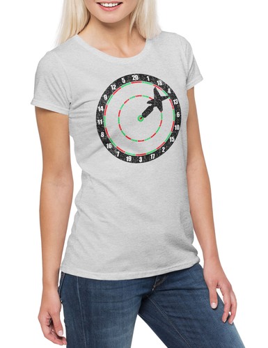 Shirt donna darts bullseye l - t-shirt,