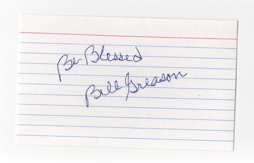 Carta indice bill greason - bill,