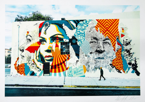 Vhils obey american - vhils,