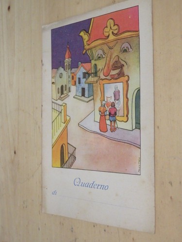 Vecchio quaderno scolastico - quaderno,