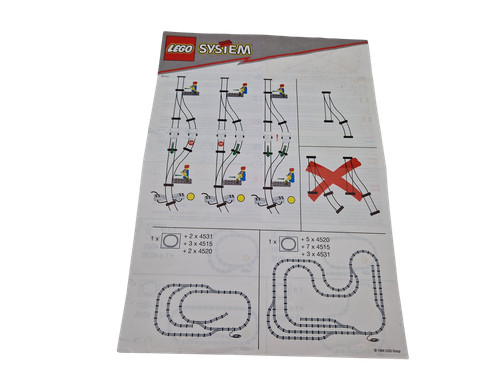 Lego treno ferrovia libretto - lego®,