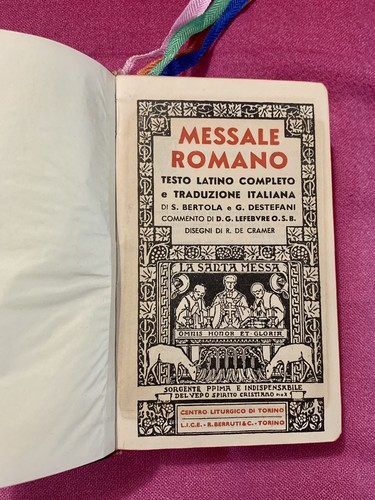 Messale romano quotidiano 1943 - messale,
