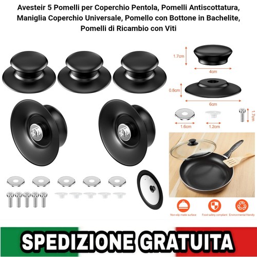 Pomelli per coperchio - per,