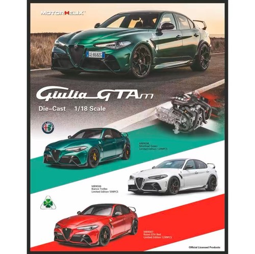 Motorhelix alfa romeo - 1/18,
