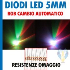 Diodi led 5 mm RGB cambio