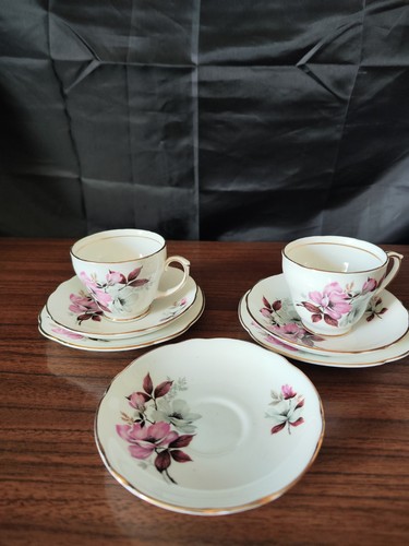 Bone china tea trio duchessa - bone,