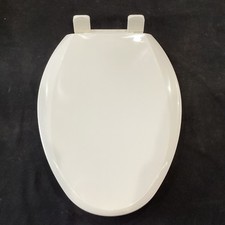 Sedile WC allungato standard americano chiusura lenta lino 5257A65C.222