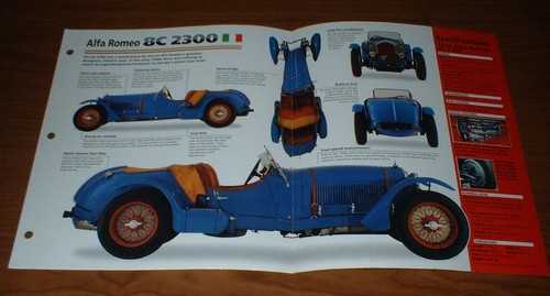 1932 alfa romeo - 8c, spec