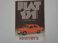 advertising Pubblicità 1975 FIAT 131 e MARTOYS