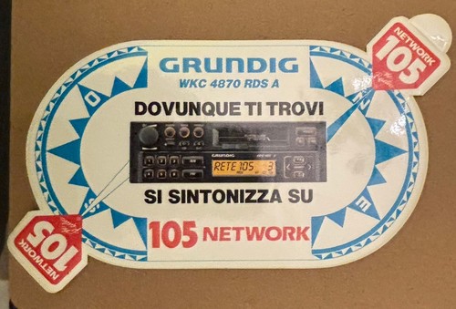 Adesivo radio 105 - adesivo, network