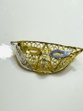 925 Silver Filigree Brooch