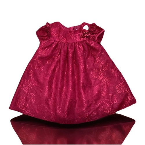 Abito rosa pizzo - , rosso