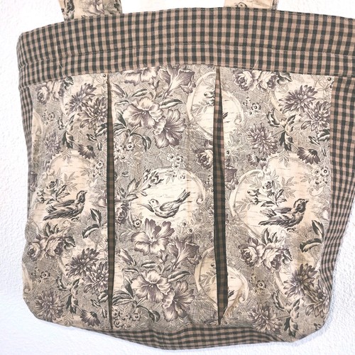 Tote toile francese marrone