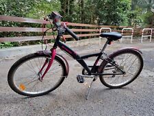 bicicletta bambina Decathlon 24'' con cavalletto, luci e parafango