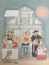 Bonciani Adorno litografia