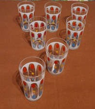 7 bicchieri NUTELLA vintage