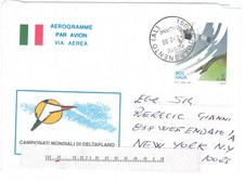 A29 Aerogramma 24.7.1999 " DELTAPLANO Campionati mondiali " L.900 - usato estero