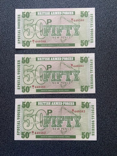 Banconote militari inglesi con - banconote,
