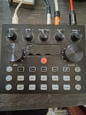 Scheda Live V8, Mixer Studio Doppio Canale, Con Effetti, Mic 48Kzh, Karaoke