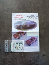 Decal decalque 1/43 Alfa Romeo