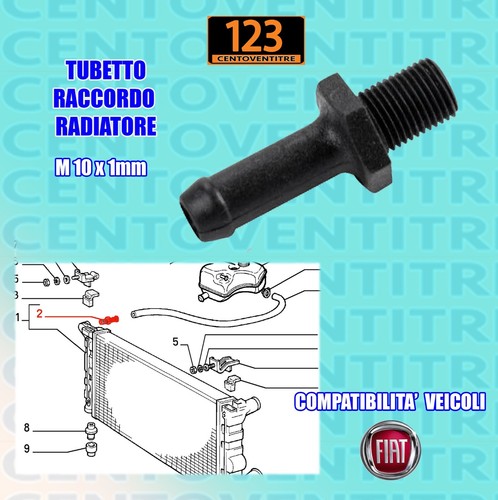 Tubetto radiatore alfa - radiatore, 155