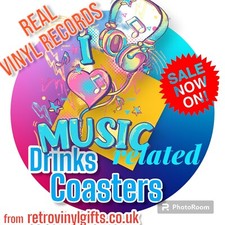 Drinks coasters music - music, themed