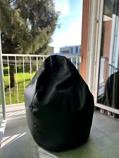 Pouf sacco in vera pelle