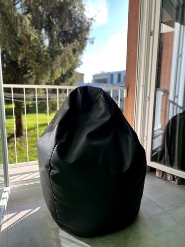 Pouf sacco vera pelle - pouf,