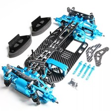 Telaio telaio CNC alluminio e carbonio per auto radiocomandata 1/10 TT-01 TT01 Tamiya 1/10