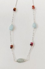 Collana in argento 925 rodiata