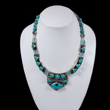 Collana turchese verde
