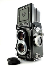 Rollei Rolleiflex grigio 6x6 TLR T 2135072 Zeiss Tessar 75 mm f3,5 ji044