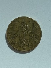 Moneta da 50 centesimi anno 2001 - RF Francia