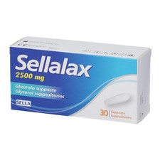 Sella Sellalax 2500mg Glicerolo, 30 supposte