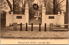 Postcard VTG Memorial Arch
