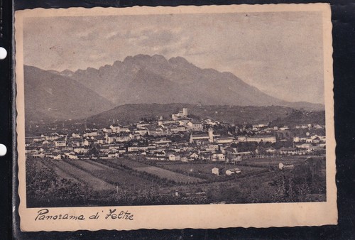 Cartolina panorama feltre - panorama, di