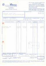 1966 ALBISSOLA MARINA (SV) - S.P.A. ARCOS Saldatura Elettrica Autogena - Fattura