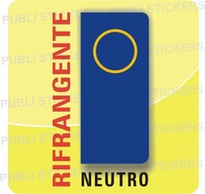 Adesivo rifrangente per targa - rifrangente,