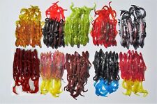 Lucertole in plastica morbida 100 - 6" - 10 colori diversi - esche da pesca basso - Mix2